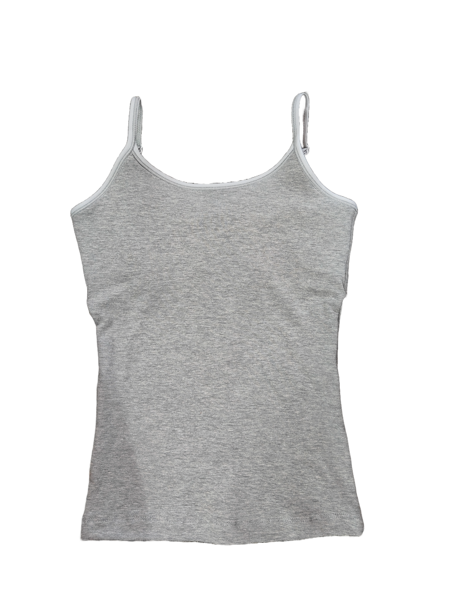 Flat Padded Camisole/Slip for Girls | Stretchy Cotton Blend Fabric | Beginners, Teenager Camisole for Puberty | Pack of 2