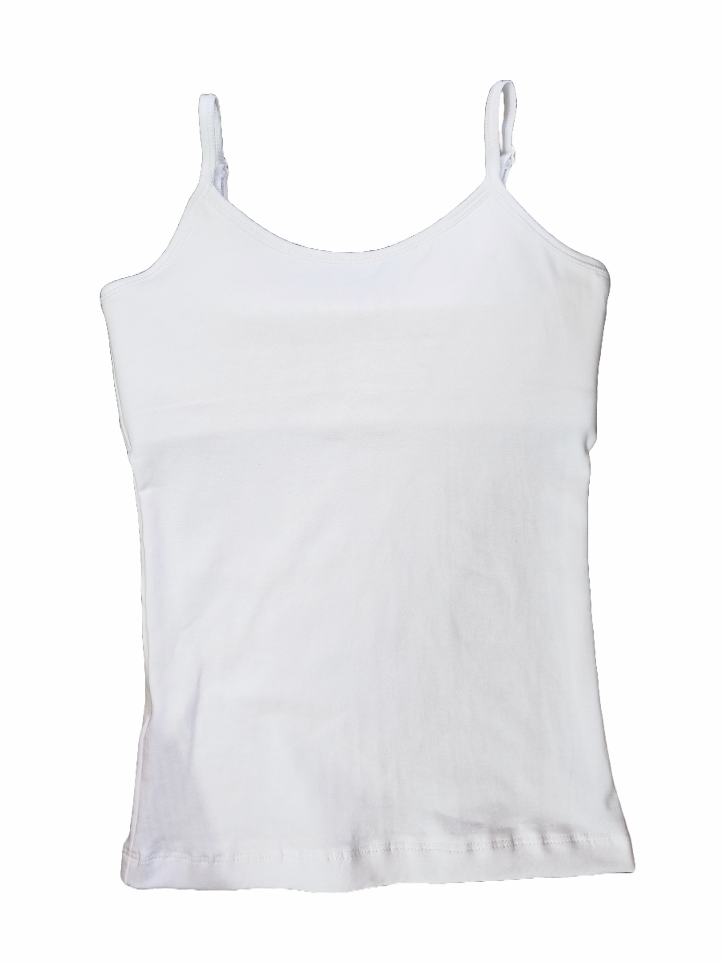 Flat Padded Camisole/Slip for Girls | Stretchy Cotton Blend Fabric | Beginners, Teenager Camisole for Puberty | Pack of 2