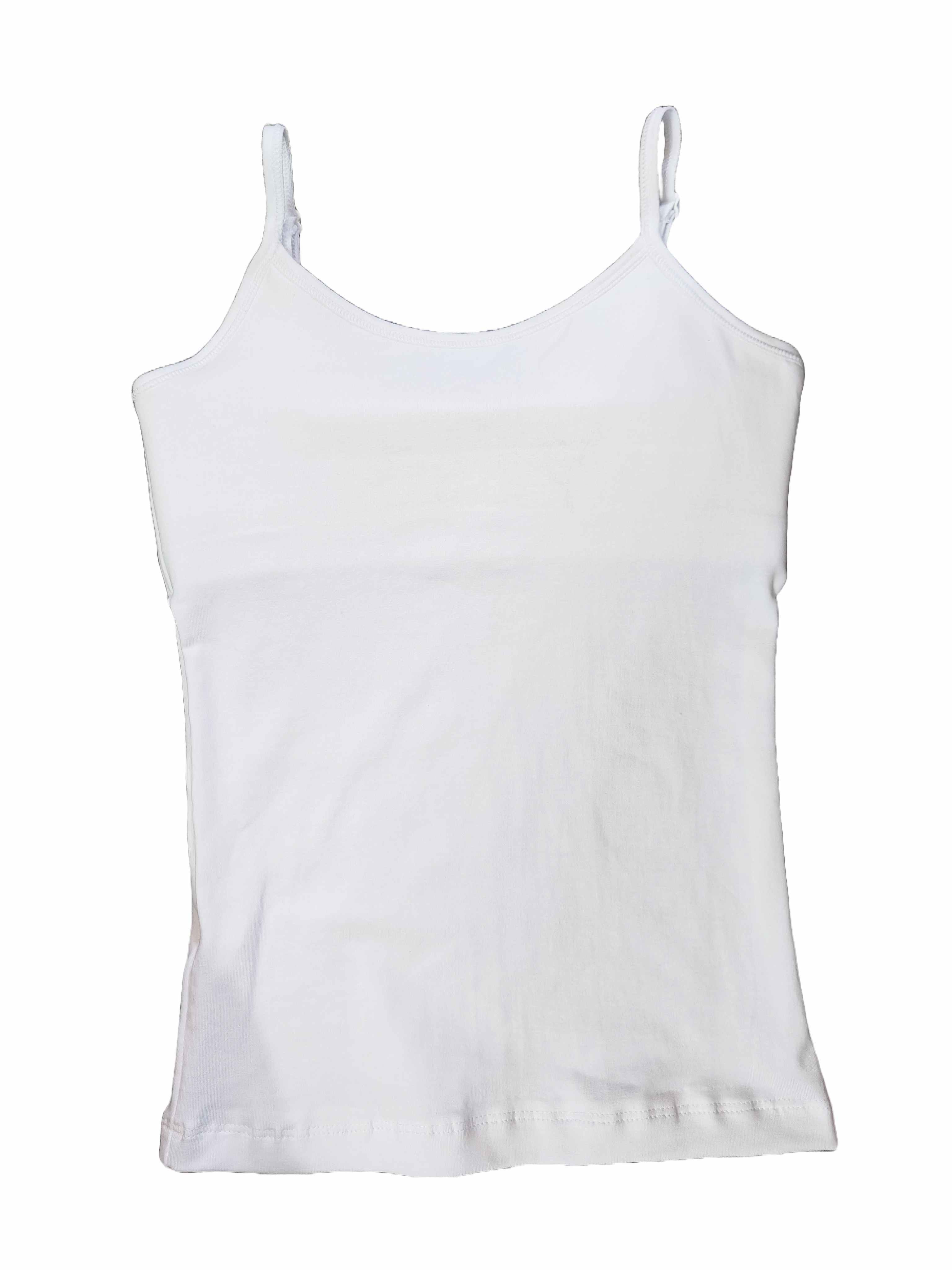 Flat Padded Camisole Bra for Girls | Stretchy Cotton Blend Fabric | Beginners, Teenager Camisole for Puberty