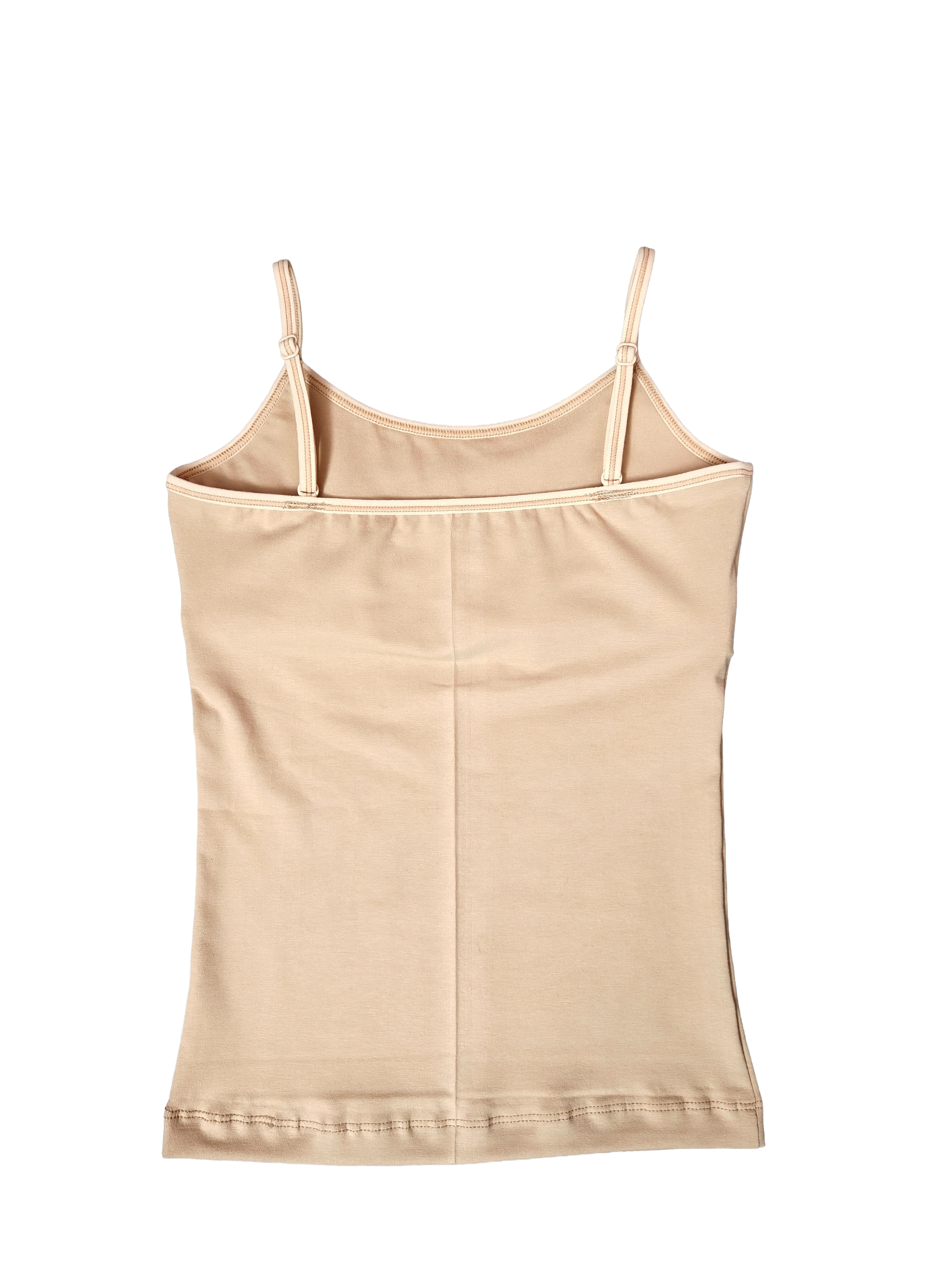 Flat Padded Camisole Bra for Girls | Stretchy Cotton Blend Fabric | Beginners, Teenager Camisole for Puberty