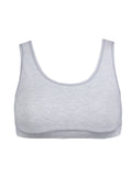 Girl's Premium Combed Cotton Blend Non-Padded Non-Wired Low Back Coverage Sports Bra