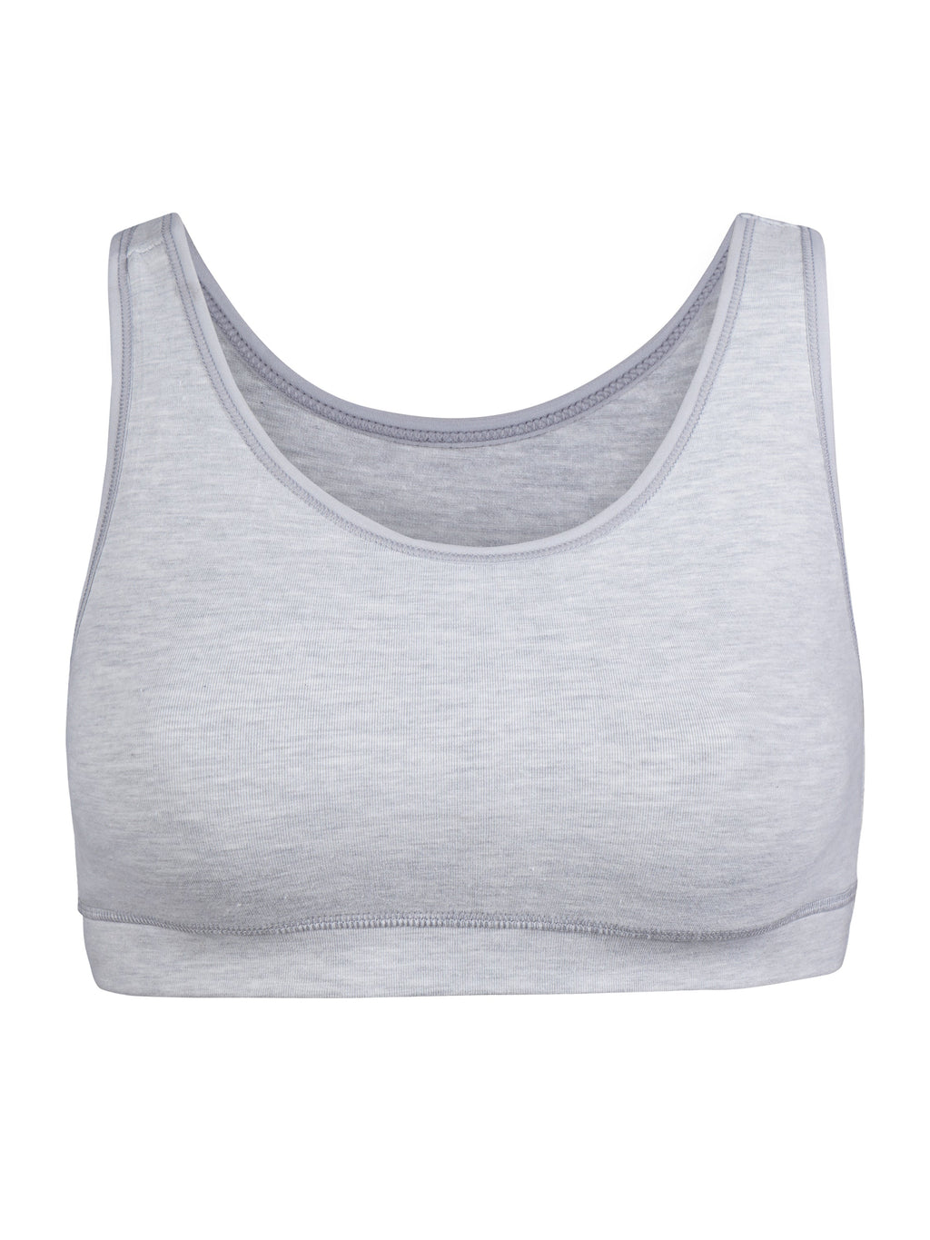 Girl's Premium Combed Cotton Blend Non-Padded Non-Wired Full Coverage Sports Bra