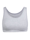 Girl's Premium Combed Cotton Blend Non-Padded Non-Wired Full Coverage Sports Bra