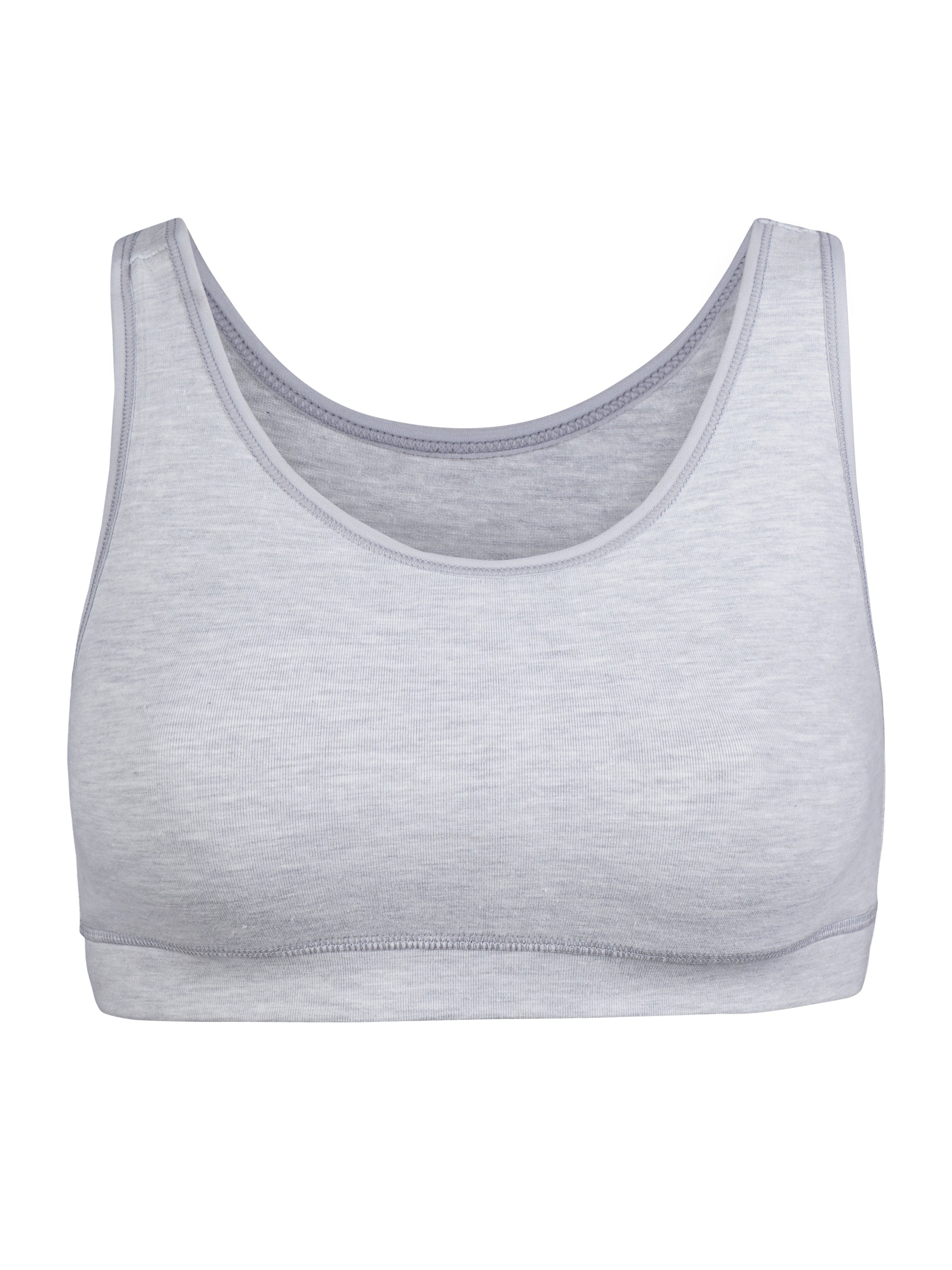 Girl's Premium Combed Cotton Blend Non-Padded Non-Wired Full Coverage Sports Bra